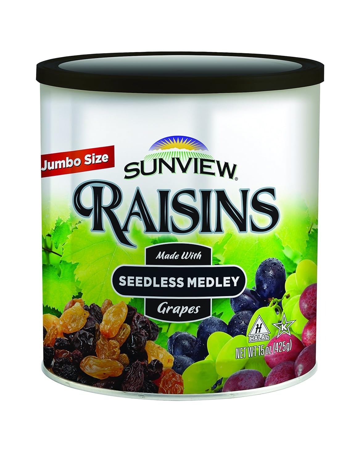 Nho Raisin Sunview Lon - nho không hạt 