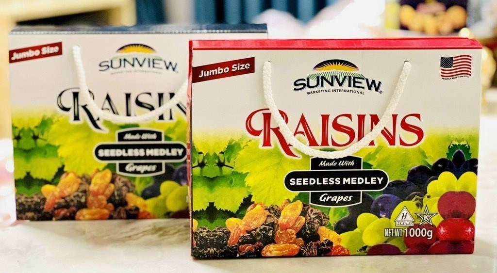 Nho Raisin Sunview Túi 1kg