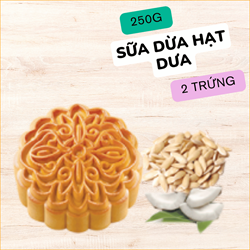 Bánh Trung Thu KIDO - Sản Phẩm Tự Chọn - SỮA DỪA HẠT DƯA(2 trứng) 250g - SD - 115.000đ