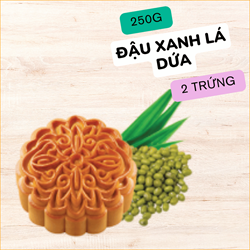 Bánh Trung Thu KIDO - Sản Phẩm Tự Chọn - ĐẬU XANH LÁ DỨA(2 trứng) 250g - DL - 121.000đ