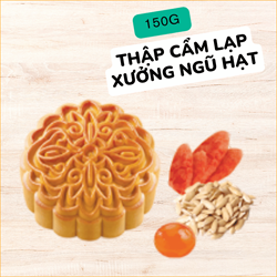 Bánh Trung Thu KIDO - Sản Phẩm Tự Chọn - THẬP CẨM LẠP XƯỞNG NGŨ HẠT(0 trứng) 150g - TC0 - 79.000đ